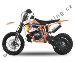 Minicross NRG Racing 50 ccm 6,7Kw ráfky 14x12 Deluxe oranžová